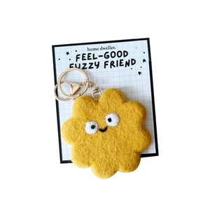Felt Feel-Good Fuzzy Friend Bag Charm - Yellow