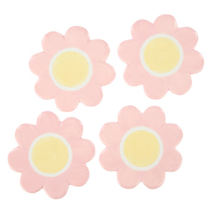 Emporium - Posey Flower Coasters Set - Pink