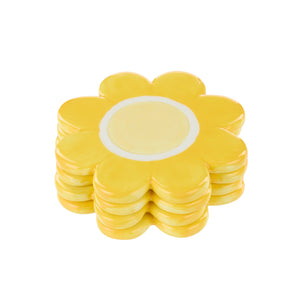 Emporium - Posey Flower Coasters Set - Yellow