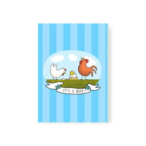Red Tractor Designs - Gift Card - Something To Crow About (Blue)
