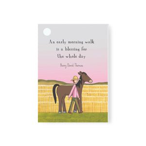 Red Tractor Designs - Gift Card - An Early Morning Walk