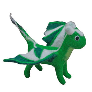 Himalayan Felt - Large Dragon - Green