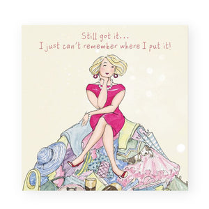 Greeting Card - Where did I put It