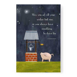 Red Tractor Designs - Greeting Card - Wishing You Well