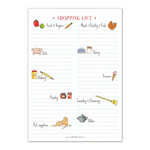 Red Tractor Designs - Magnetic Shopping List