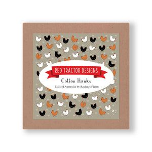 Red Tractor Designs - Cotton Hanky - Chooks Boxed Set