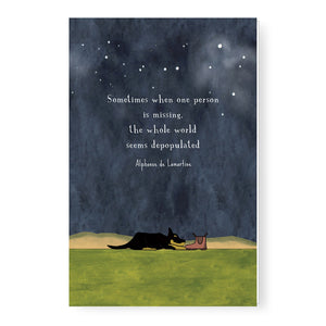 Red Tractor Designs - Greeting Card - Depopulated
