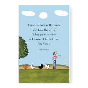 Red Tractor Designs - Greeting Card - Finding Joy