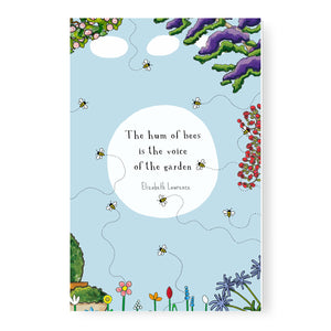 Red Tractor Designs - Greeting Card - The Hum of Bees