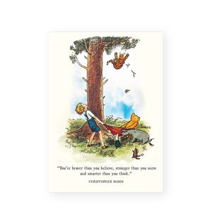 Greeting Card - Winnie the Pooh - Braver Stronger Smarter