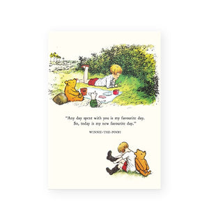 Greeting Card - Winnie the Pooh - Favourite Day