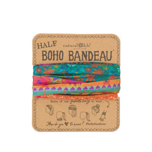Natural Life - Half Boho Bandeau - Bright Border