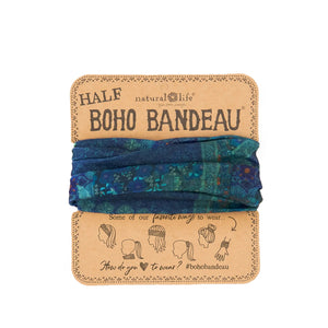 Natural Life - Half Boho Bandeau - Indigo Patchwork
