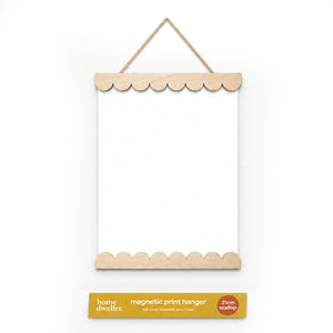 Print - Magnetic Hanger Frame - Scallop 21cm