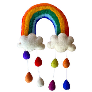 Himalayan Felt - Hanging Rainbow - Large