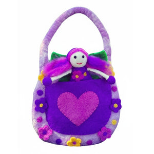 Himalayan Felt - Wonder Fairy Bag Purple - Large