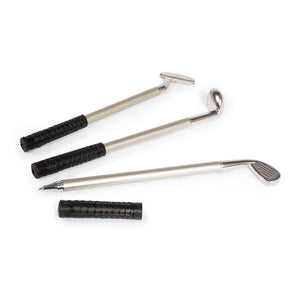Maverick - Golf Club Pen Set Silver