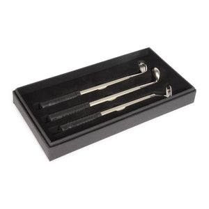 Maverick - Golf Club Pen Set Silver