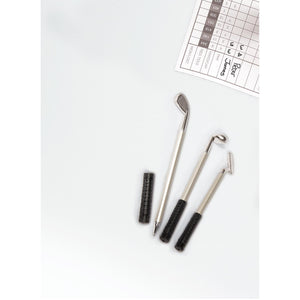 Maverick - Golf Club Pen Set Silver