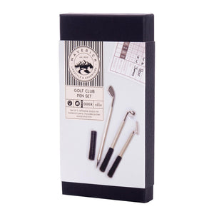 Maverick - Golf Club Pen Set Silver