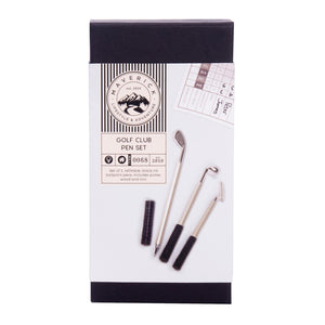 Maverick - Golf Club Pen Set Silver