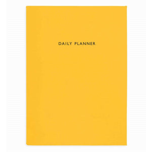 Soft Cloth Cover Daily Planner - Neon Amber A5