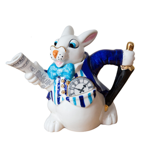 Novelty Teapot - White Rabbit - Alice in Wonderland