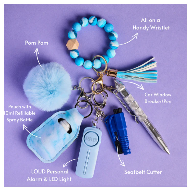 Kepler Safety Keychain - Blue Ocean Mist