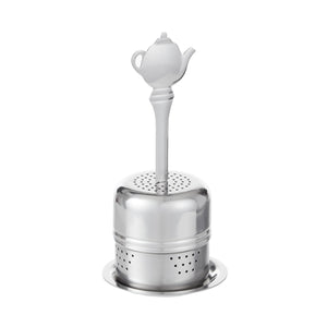 Leaf & Bean - Tea Infuser Ball with Handle - Silver
