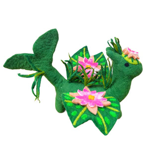 Himalayan Felt - Lily Dragon - Green