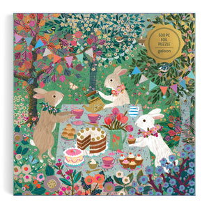 Victoria Ball - Spring Tea Party - Foil Puzzle 500 Piece