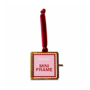 Mini Frame - Burgundy Velvet Ribbon