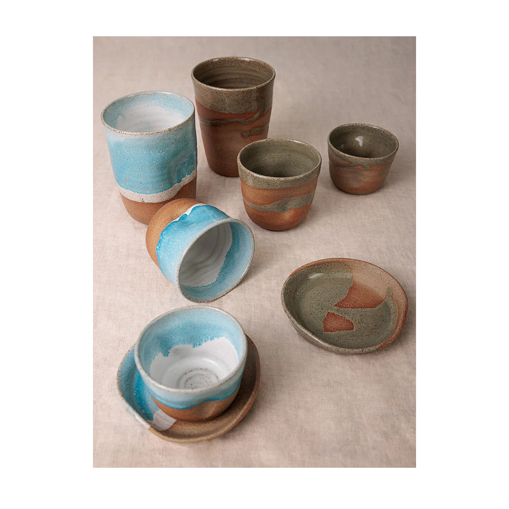 Alperstein - Hand Thrown Latte Cup - Moss