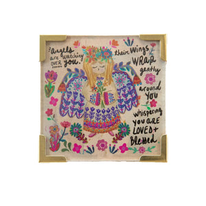 Natural Life - Corner Magnet - Angels Watching
