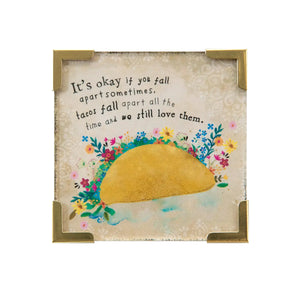 Natural Life - Corner Magnet - Okay To Fall Apart Taco