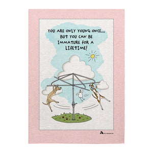 Linen Tea Towel - Sally Wilson - Immature
