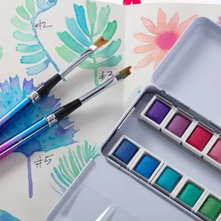 Lordy Dordie - Metallic Magic - Watercolour Travel Paint Set