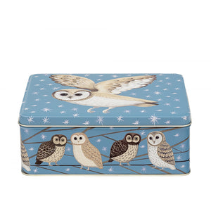 Owls - Biscuit Tin