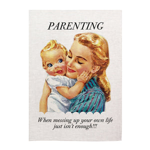 Tea Towel - Retro - Parenting