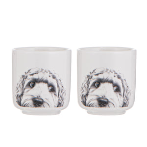 Ashdene - Peeking Pups Oodle 2pk Egg Cup - Red Sparrow Tea Company