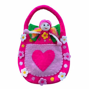 Himalayan Felt - Wonder Fairy Bag Pink - Large