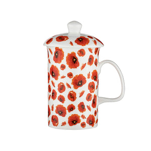 Ashdene - Red Poppies AWM - 3 Piece Infuser Mug