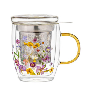 Ashdene - Pressed Flowers - 3pce Infuser Mug