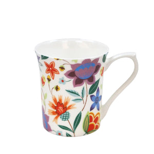 Queens - Mugs - Hippy Florals - Abstract Blue