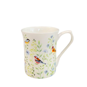 Queens - Royale Mug - Aquarelle Bird Watch Blue