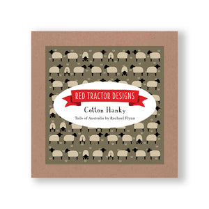 Red Tractor Designs - Cotton Hanky - Black Face Sheep Boxed Set