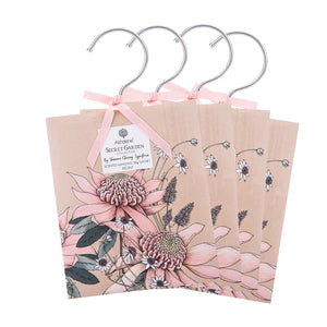 Ashdene - Secret Garden - Hanging Scented Sachet Peony 4pk