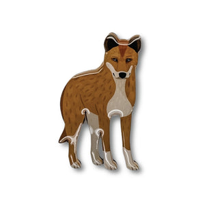 Selatan Brooch - Australian Dingo
