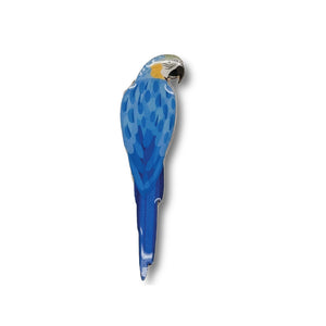Selatan Brooch - Blue & Yellow Macaw Brooch