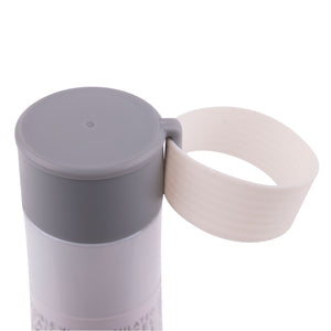 Oasis - Skinny Mini Stainless Steel Drink Bottle - Pastel White